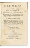 SIGAUD DE LA FOND, JOSEPH-AIGNAN.  Élémens de Physique Théorique et Expérimentale.  4 vols.  1777